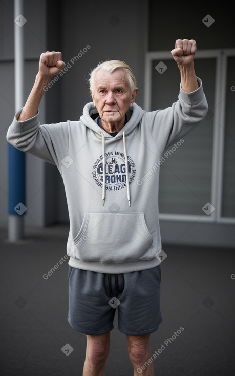 Icelandic elderly male with  blonde hair