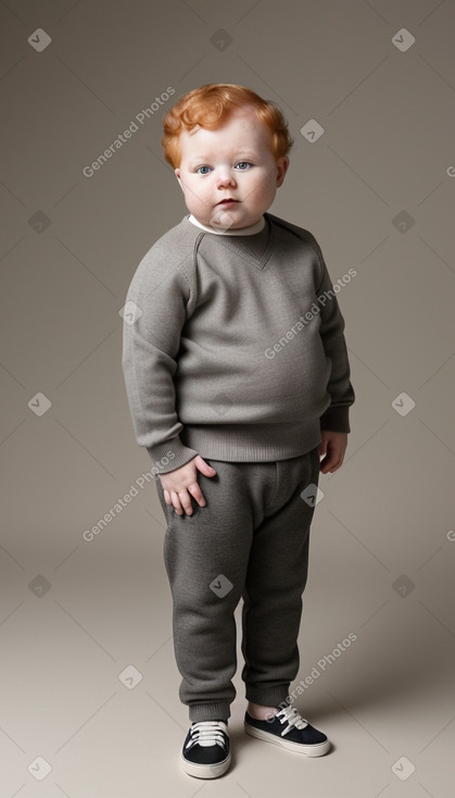 African infant boy with  ginger hair