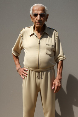 Egyptian elderly male with  blonde hair