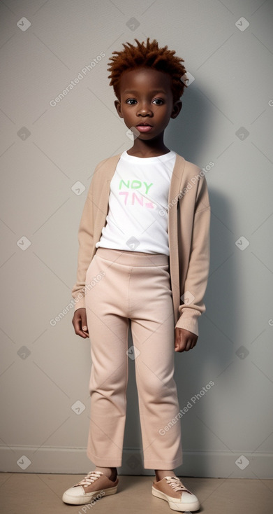 Nigerian child boy with  ginger hair