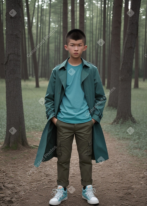 Mongolian teenager boy 