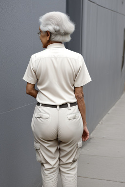 Yemeni elderly female with  gray hair