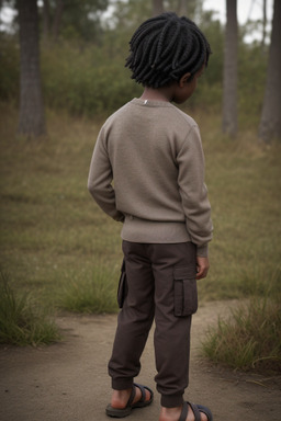 Child male with  gray hair