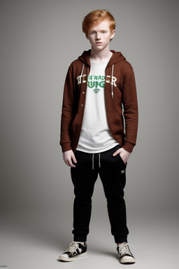 Irish teenager boy with  ginger hair