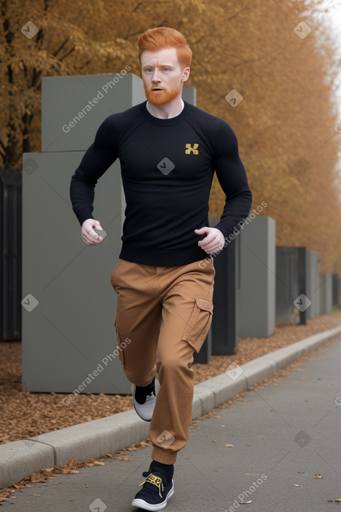 Ukrainian adult male with  ginger hair