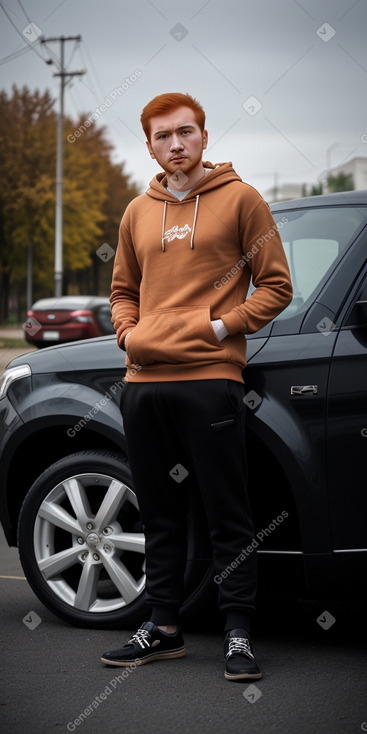 Uzbek adult male with  ginger hair