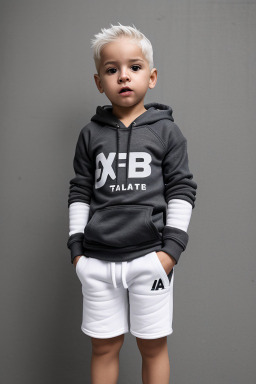 Puerto rican infant boy with  white hair