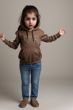 Iraqi infant girl with  brown hair