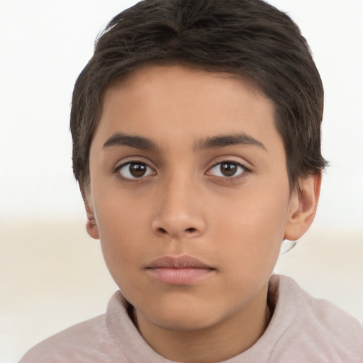 Neutral asian young-adult male with short  brown hair and brown eyes