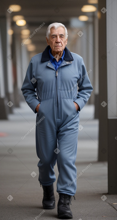 Chilean elderly male with  gray hair