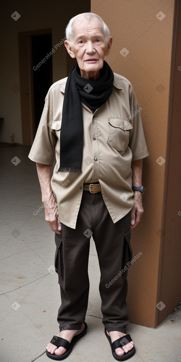 Elderly male with  ginger hair