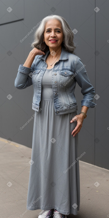 Puerto rican 45 years female with  gray hair