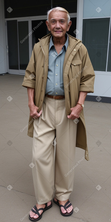 Elderly male with  blonde hair