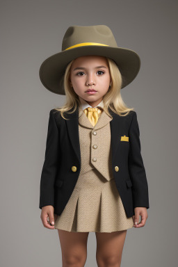 Venezuelan child female with  blonde hair