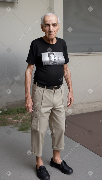 Portuguese elderly male with  black hair