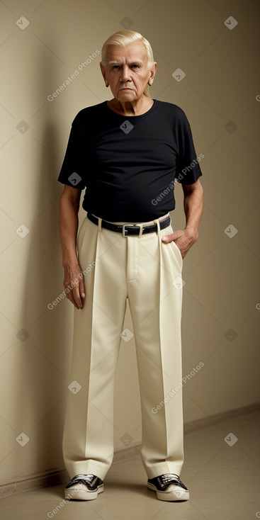 Mexican elderly male with  blonde hair