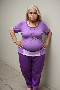 Puerto rican elderly female with  blonde hair