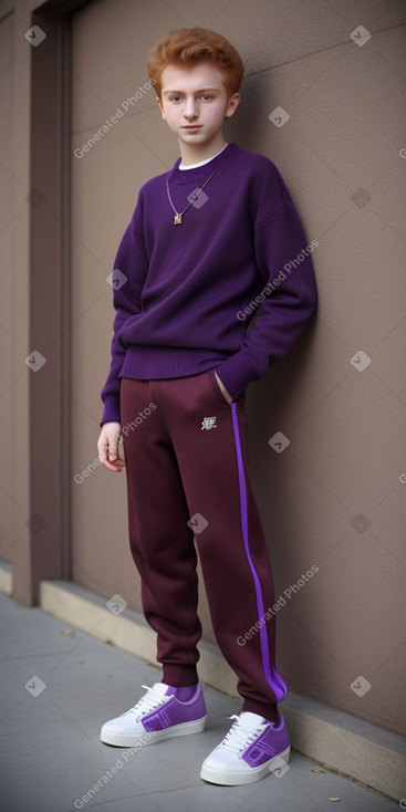 Armenian teenager boy with  ginger hair