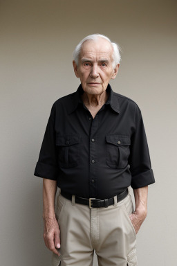 Slovenian elderly male with  black hair