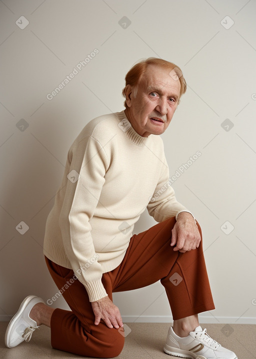 Turkish elderly male with  ginger hair