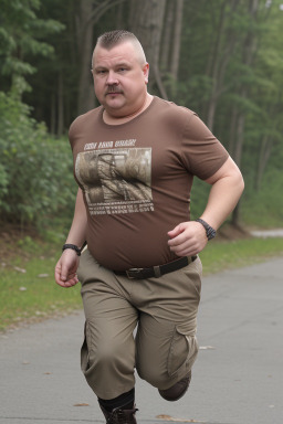 Belarusian middle-aged male with  brown hair