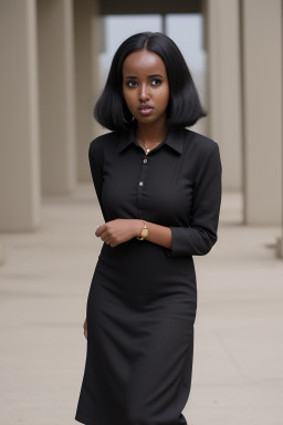 Somali adult female with  black hair