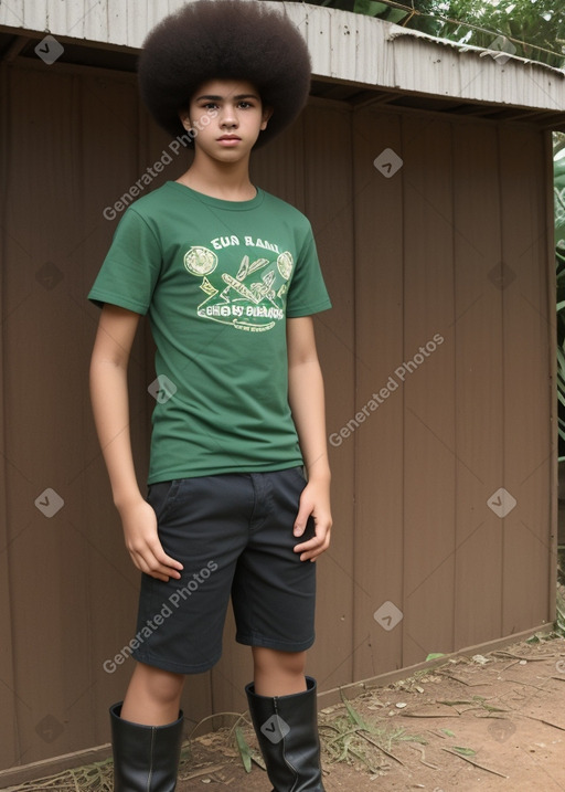 Paraguayan teenager boy 