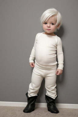 Dutch infant boy with  white hair