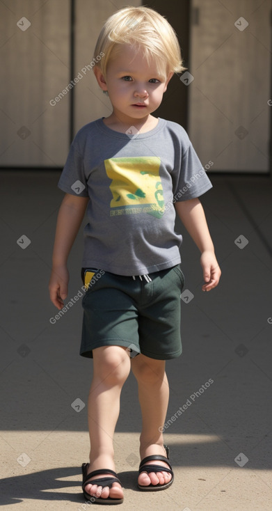 South african infant boy with  blonde hair