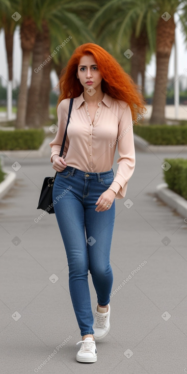 Emirati adult female with  ginger hair