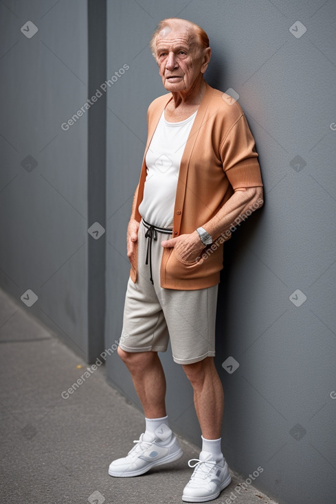 Serbian elderly male with  ginger hair