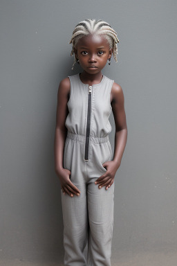 Senegalese child female with  gray hair