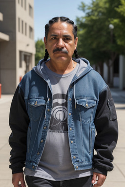 Mexican middle-aged male with  black hair