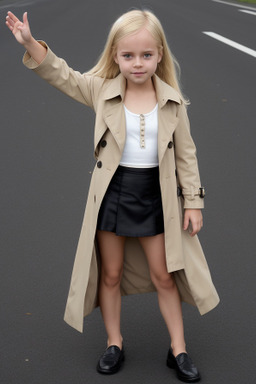 German child female with  blonde hair