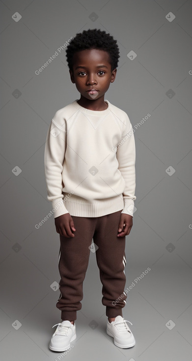 Child boy with  white hair