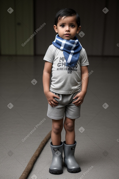 Guatemalan infant boy with  gray hair