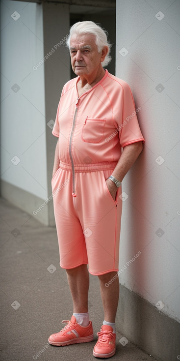 British elderly male with  white hair