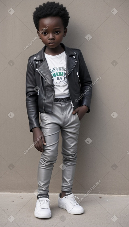 Sudanese child boy with  gray hair