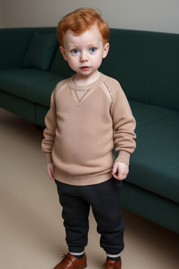 Hungarian infant boy with  ginger hair