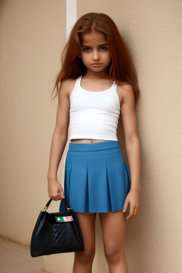 Omani child girl with  ginger hair