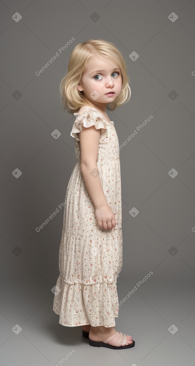 Georgian infant girl with  blonde hair