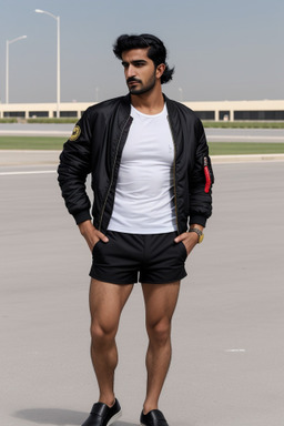 Emirati adult male with  black hair