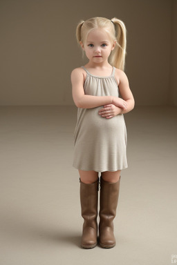 South african infant girl with  blonde hair