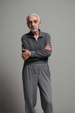 Syrian elderly male with  gray hair