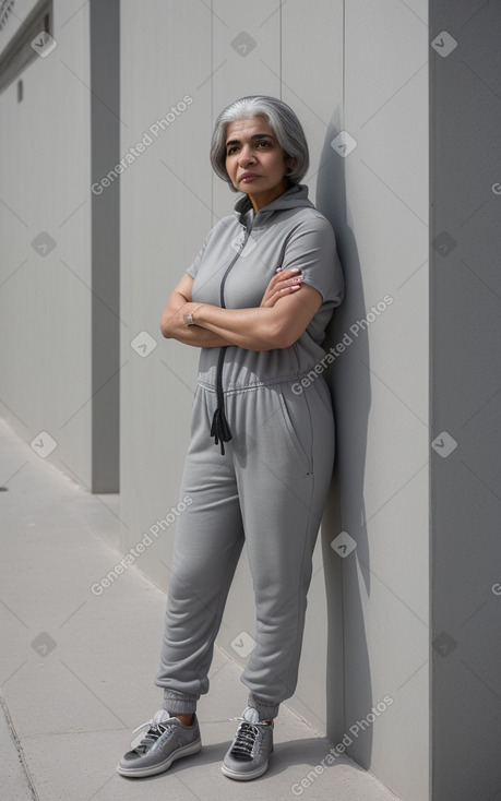 Bahraini middle-aged female with  gray hair