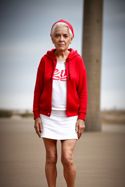 Tunisian elderly female with  white hair