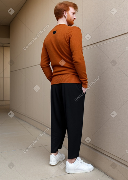 Pakistani adult male with  ginger hair