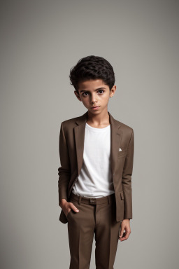 Yemeni child boy with  brown hair