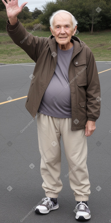 New zealand elderly male with  brown hair