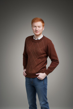 Uzbek adult male with  ginger hair